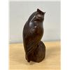 Image 3 : Abstract Wood Carved Owl Figure - Approx: 7"T