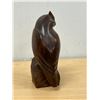 Image 4 : Abstract Wood Carved Owl Figure - Approx: 7"T