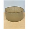 Image 1 : Mid Century Fiberglass Lamp Shade - approx: 19.5"W 8.5"T
