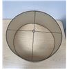 Image 3 : Mid Century Fiberglass Lamp Shade - approx: 19.5"W 8.5"T