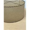 Image 4 : Mid Century Fiberglass Lamp Shade - approx: 19.5"W 8.5"T