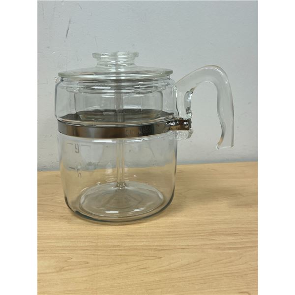 Vintage Pyrex 9 Cup Coffee Percolator