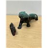 Image 5 : 2 Mid Century Ceramic Panther Cats 6 & 9"