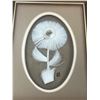 Image 1 : Flower Caribou Hair Tufting - Jan Jackson Frame: 7.25x9.25" see all photos