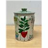 Image 1 : Mid Century George W. Horner Tin Storage Canister 7"T