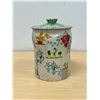 Image 3 : Mid Century George W. Horner Tin Storage Canister 7"T