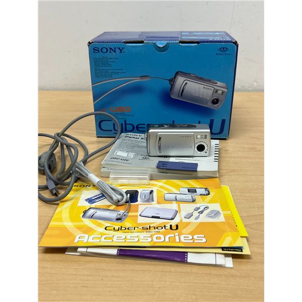 Sony Cyber-Shot U Digital Camera & Accessories as pictured DSC-U20
