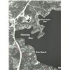 Image 5 : West Hawk Lake Aerial Photo Map - Frame approx: 24.25x27.75"