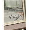 Image 5 : Original On Canvas - Smaller - Frame approx: 14x19"