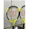Image 2 : 2 Wilson Titanium Advantage Tennis Racquets & One cover - some use, see photos