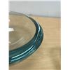 Image 4 : Substantial Thick / Heavy Art Glass Centerpiece / Bowl 9"W 3.5"T see photos