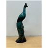 Image 3 : Blue Mountain Pottery BMP Large Peacock - Approx: 17.75"