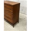 Image 6 : Project Satin Walnut Tallboy Dresser - Approx: 36x18" & 45.75"T (needs work, see photos)