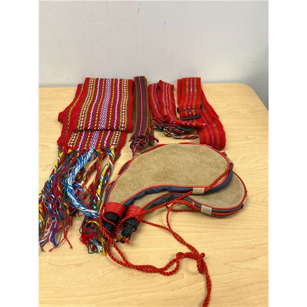 Festival Du Voyageur Sashes & Leather Water Bottles - see all photos