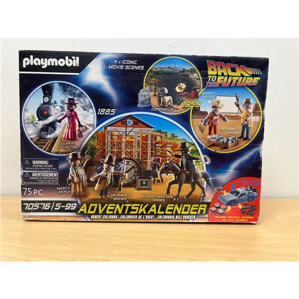Back To The Future Playmobil Set - Looks complete - open box - see all photos