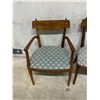 Image 13 : 4 AMAZING Mid Century Dining Chairs - 2 Arm Chairs & 2 Side Chairs