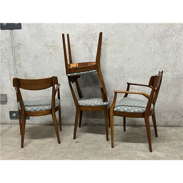 4 AMAZING Mid Century Dining Chairs - 2 Arm Chairs & 2 Side Chairs