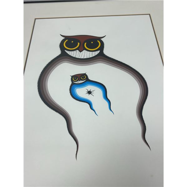 Collins Campbell Framed Art - Approx: 21.25 x 27.75" (couple marks under glass, see all photos)