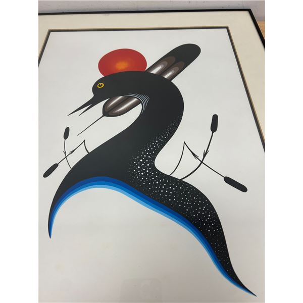 Collins Campbell Framed Art - Approx: 19.5 x 25.25" (some marks under glass, see all photos)