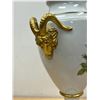 Image 2 : Large Lindner Rams Head Porcelain Amphora Vase - Approx: 22"T 13"W (see all photos)
