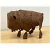 Image 1 : Unusual Rustic Metal Bison Décor Piece - Approx: 9"W 7"T