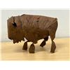 Image 2 : Unusual Rustic Metal Bison Décor Piece - Approx: 9"W 7"T