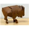 Image 5 : Unusual Rustic Metal Bison Décor Piece - Approx: 9"W 7"T