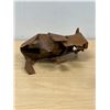Image 7 : Unusual Rustic Metal Bison Décor Piece - Approx: 9"W 7"T