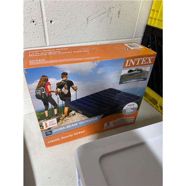 Intex air bed, queen