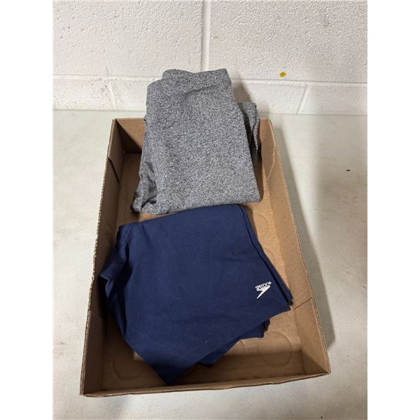 Speedo shorts and a pair of leggings size large