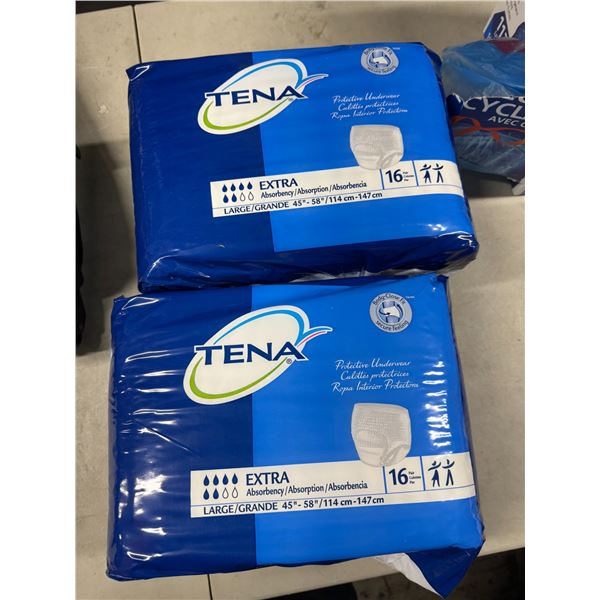 New two packs 10 size large Tena