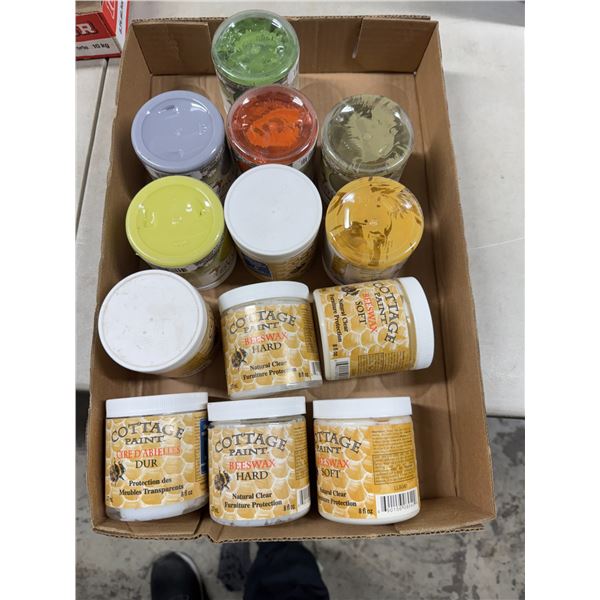 Cottage Paint and beeswax soft and hard