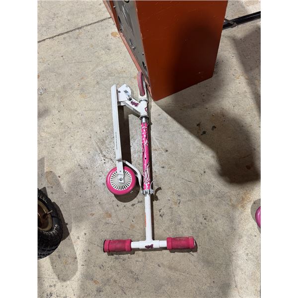 Barbie folding scooter