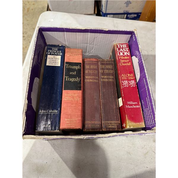 Books, Winston, Churchill, and others