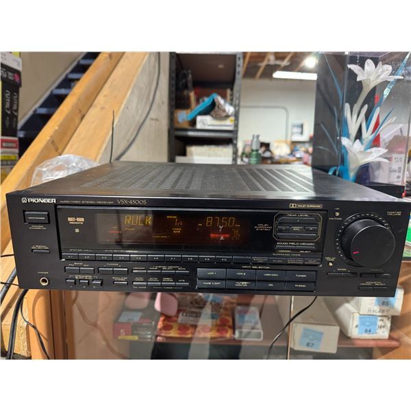 Pioneer receiver, VSX – 4500S with remote