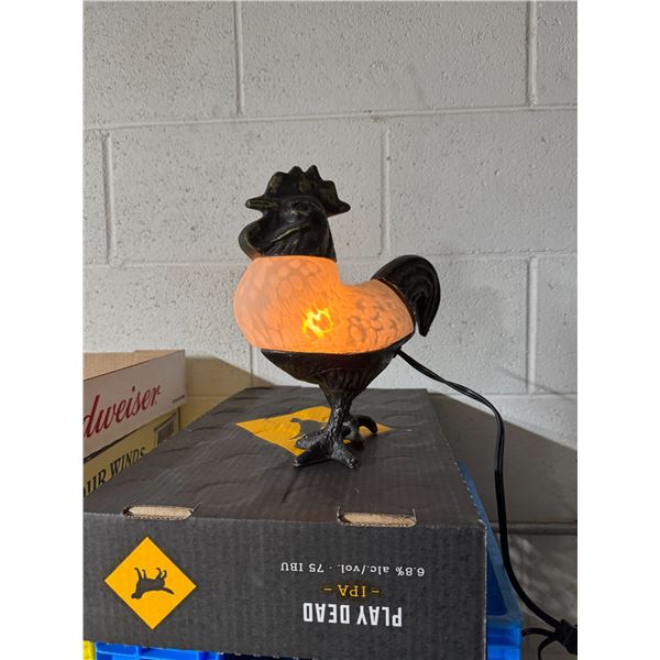 Rooster lamp