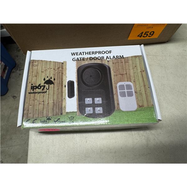 Weatherproof gate/door alarm