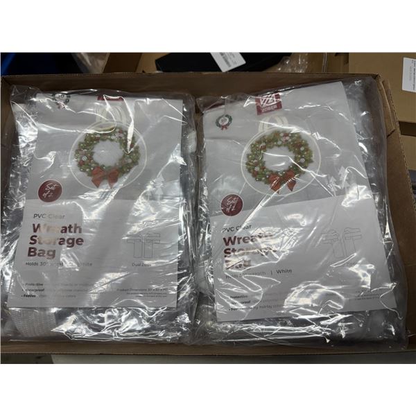New wreath storage bags