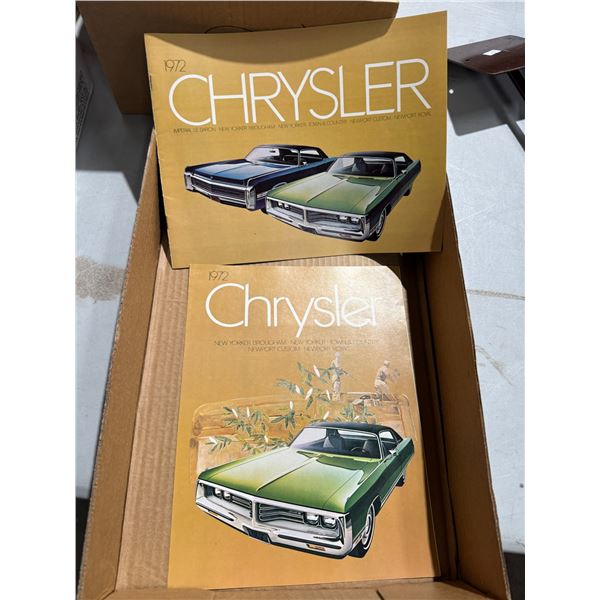 1972 Chrysler advertising catalogs