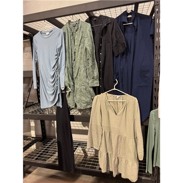 Clothing lot sorted sizes extra small two medium