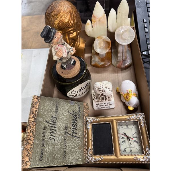 Book ends  and other home decor