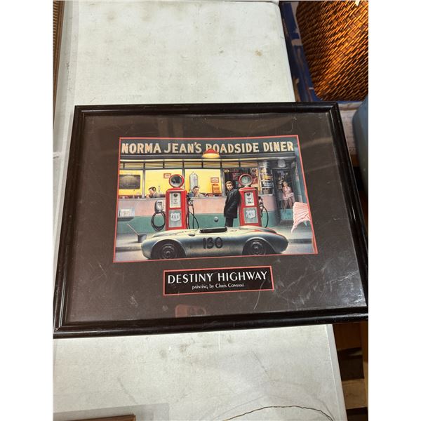Norma jeans roadside diner wall hanging