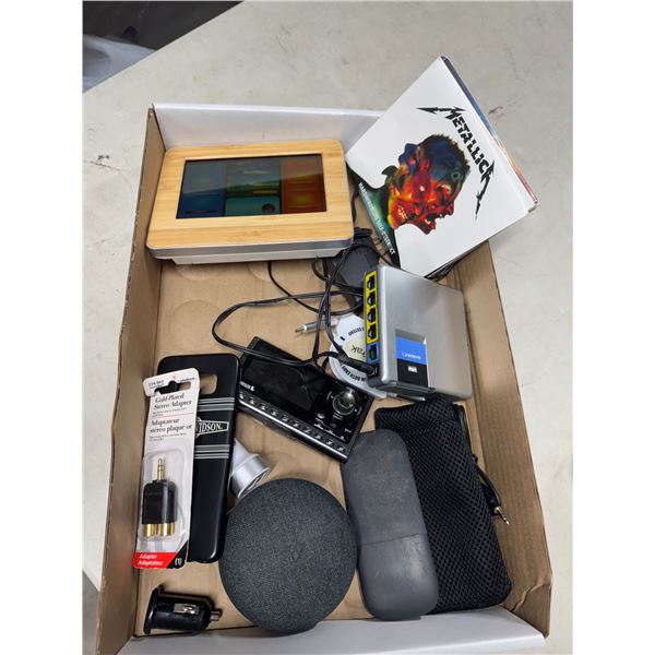 Assorted electronic items, Siri's , google home and other items metallica cd only has one CD