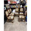 Image 1 : Six solid antique chairs