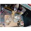 Image 1 : Decanters and empty mini bottles