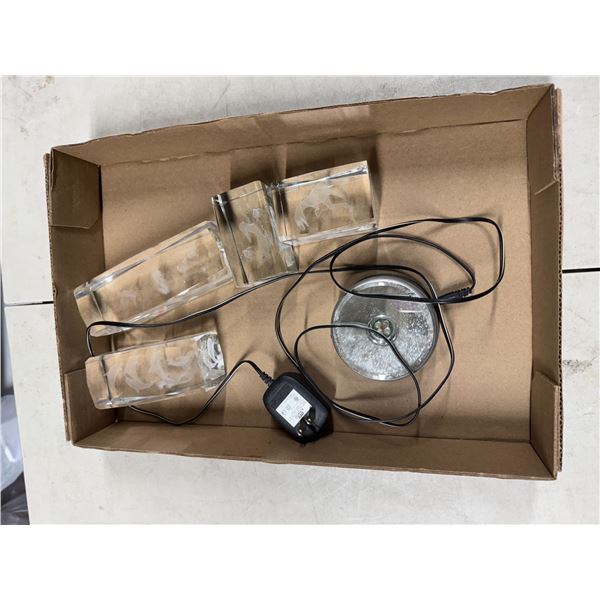 Decor with light up stand