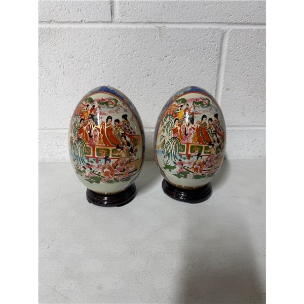 Chinese porcelain eggs