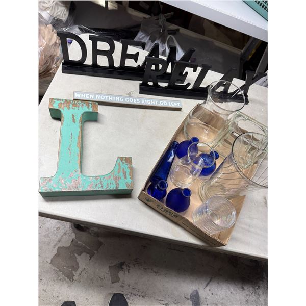 home decor and vases