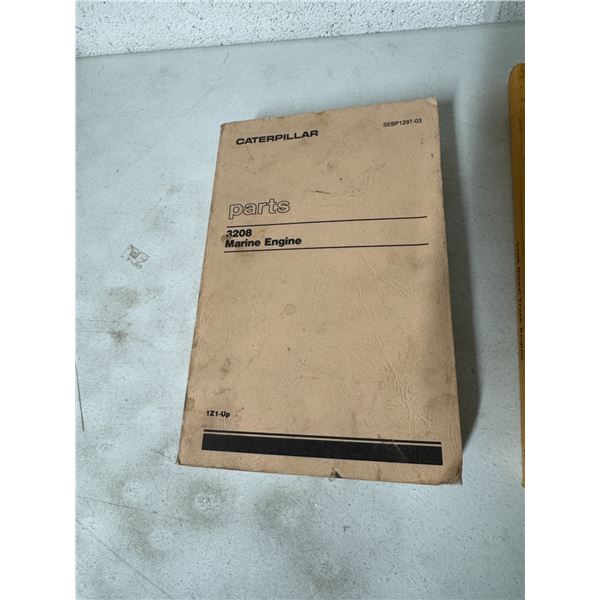 Caterpillar 3208 Marine engine parts book