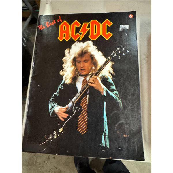 Best of AC/DC music book